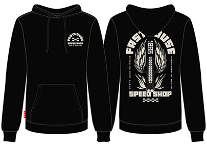 IRON STEED HOODPLLOVR BLK
