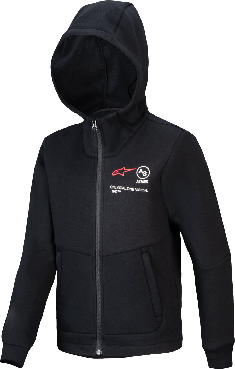 YOUTH RACER MX FLEECE BLACK MD