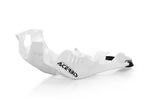 SKID PLATE W/LINKAGE GUARD WHITE/BLACK