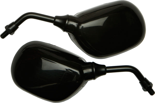MINI SCOOTER MIRRORS 8MM BLACK