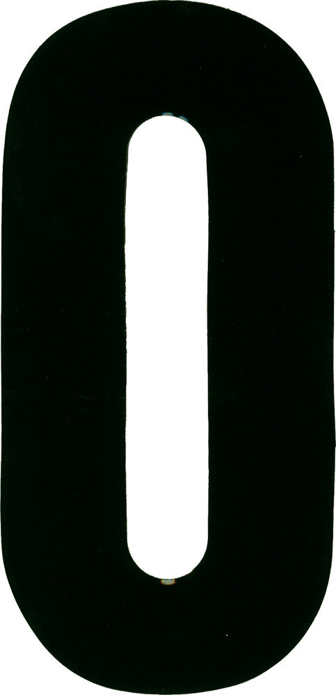 #0 6" BLACK EXTREME DIGITS 3/PK