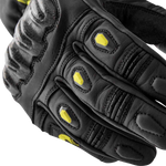 S1 GLOVE BLK/FLO-YEL LEATHER