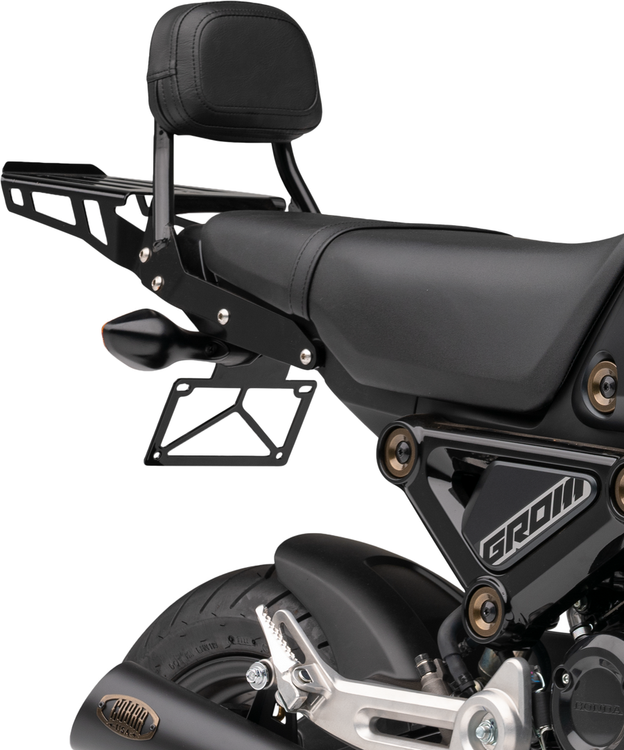 SISSY BAR LUGGAGE RACK BLACK HON GROM | 02-3607B