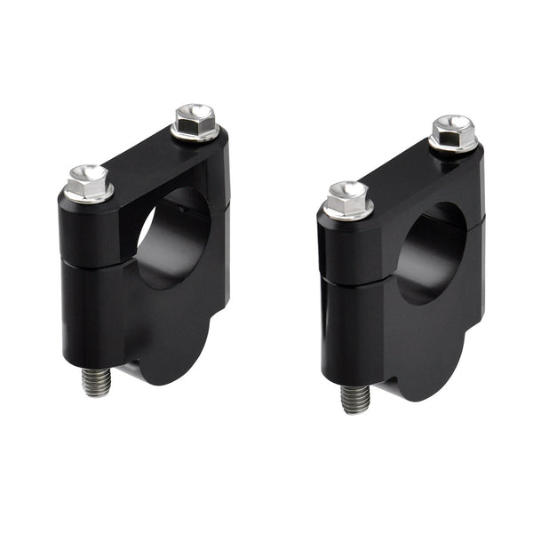 7/8" HANDLEBAR RISERS 30MM BLACK