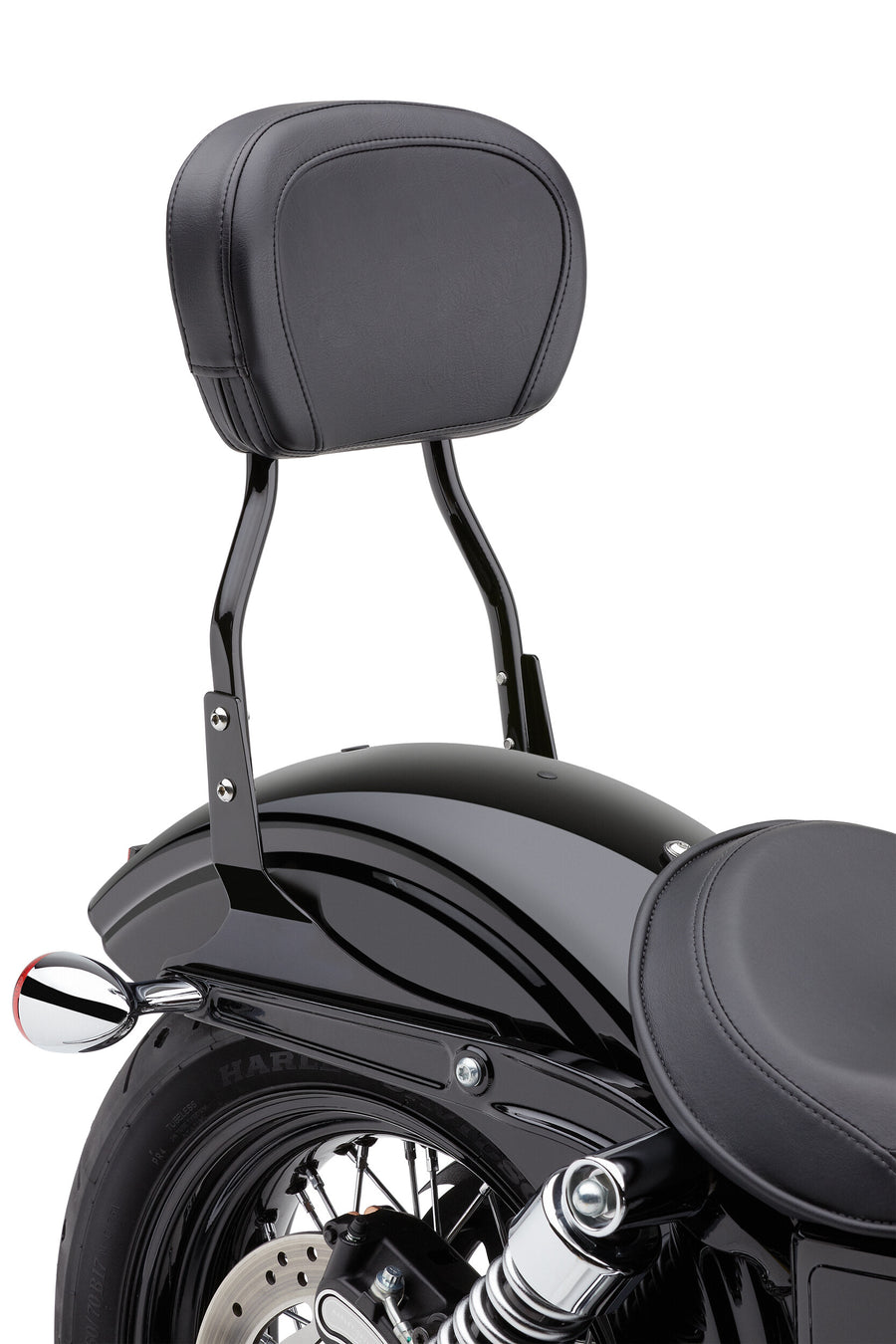 SHORT SISSY BAR ROUND BLK FLSTF 07-17 FXST/S/B 06-10 | 602-1301B