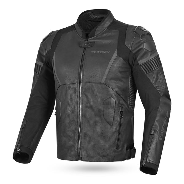 REVO LTHR JACKET BLK