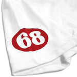 68 TRICK TEE WHITE RED