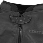 REVO LTHR JACKET BLK