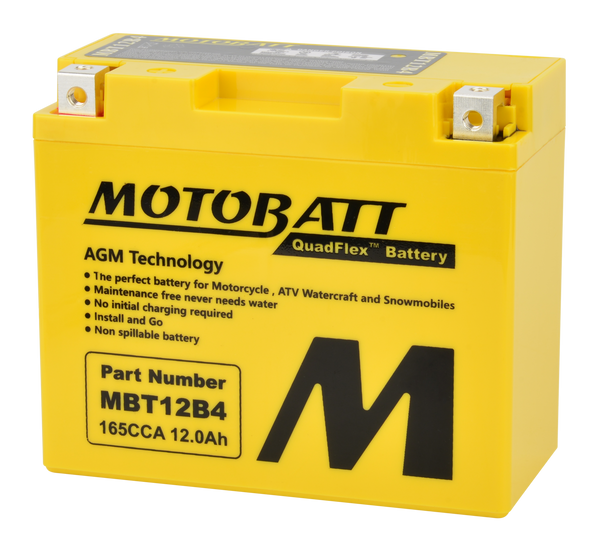 BATTERY MBT12B4 SEALED FACTORY ACTIVATED | MBT12B4