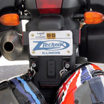 LICENSE PLATE BRACKET W/HELMET LOCK BLACK BMW | Z5505A