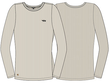 WOMEN'S FLT LS TEE CHALK