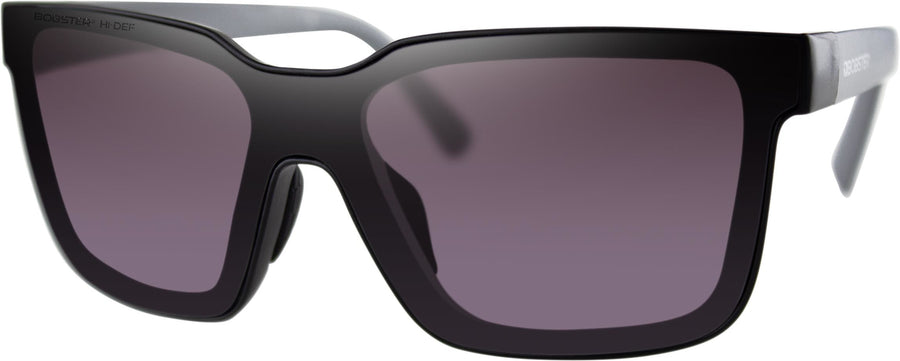 BOOST SUNGLASSES MATTE BLACK W/GREY/PURPLE/SLVR MIR | BBST001H