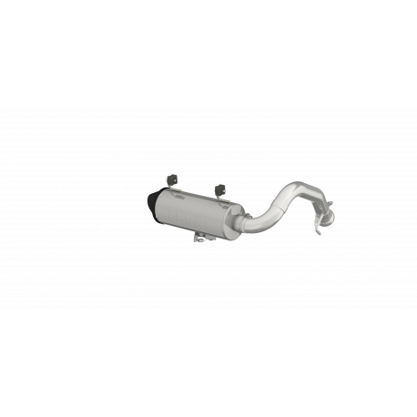 SINGLE SLIP-ON SYSTEM W/ 5" PERFORMANCE MUFFLER BLK TIP | AT-9523PT
