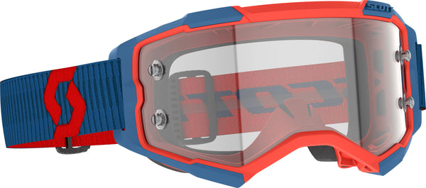 FURY GOGGLE DRK BLUE/NEON RED CLEAR WORKS | 274514-7698113