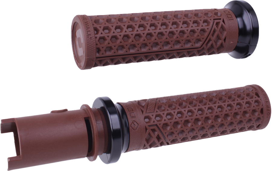 VAN'S LOCK-ON GRIPS BROWN/BLACK CVO `23-24