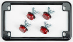 License Plate Frame w/Reflectors