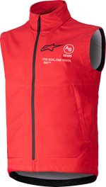 YOUTH TECHSTAR SOFTSHELL VEST BRIGHT RED SM