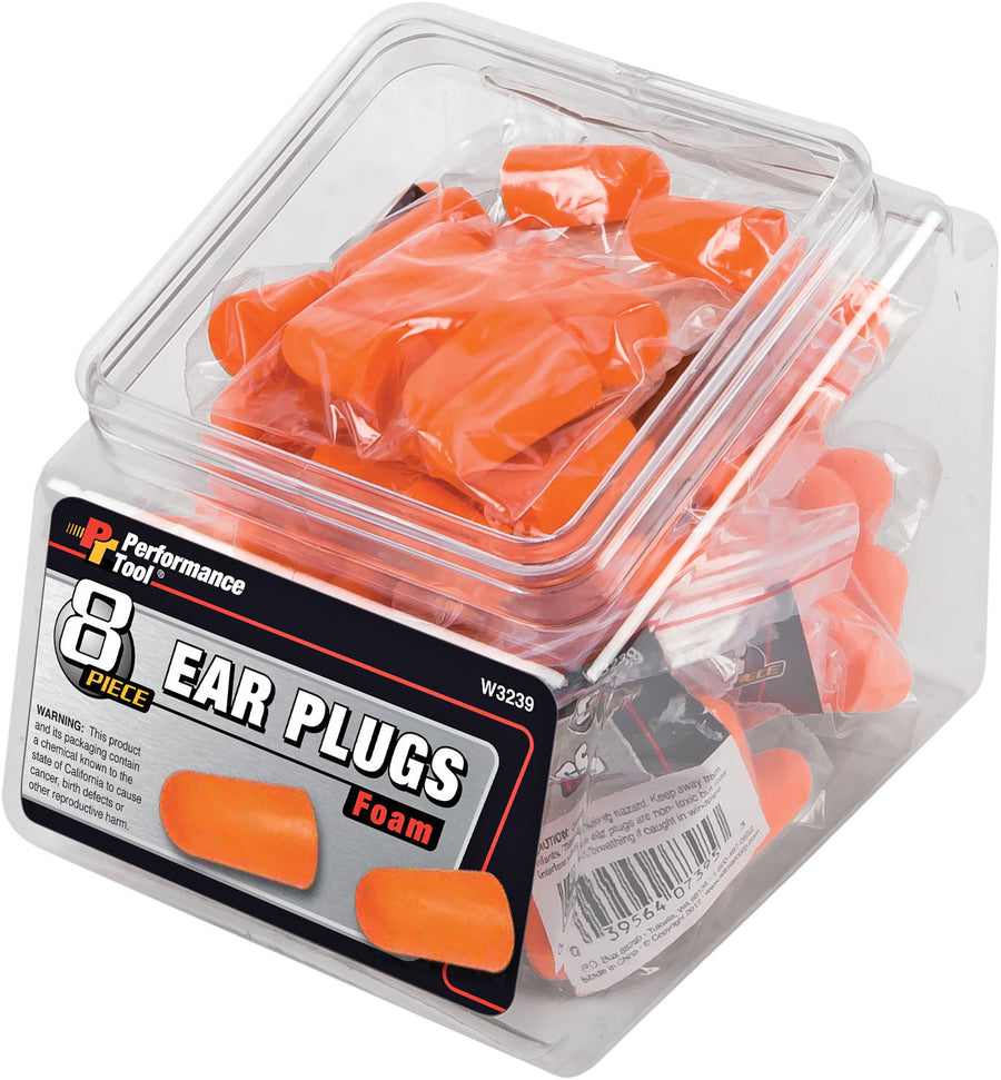 8 PACK EAR PLUG/12 PK W/FISHBOWL COUNTER DISPLAY