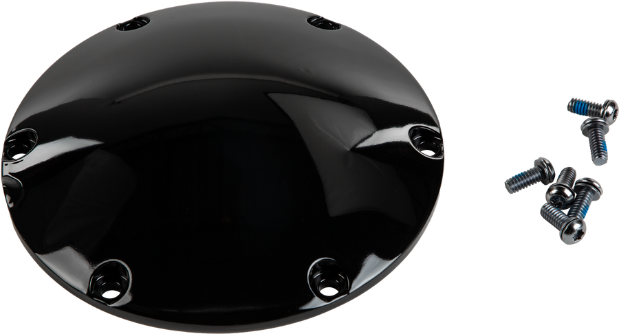 SMOOTH DERBY COVER GLOSS BLACK XL 04-20 | 37-072GB