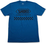 SHOEI CHECKERED TEE BL/BK