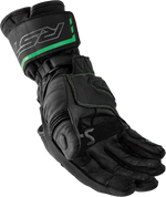 S1 GLOVE BLK/FLO-GREEN LEATHER