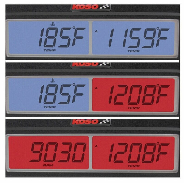 Dual EGT Gauge w/RPM & Water Temperature Probe Kit