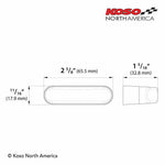 GT-05 LED BRAKE/TAIL LIGHT SMOKE LENS | HB040000