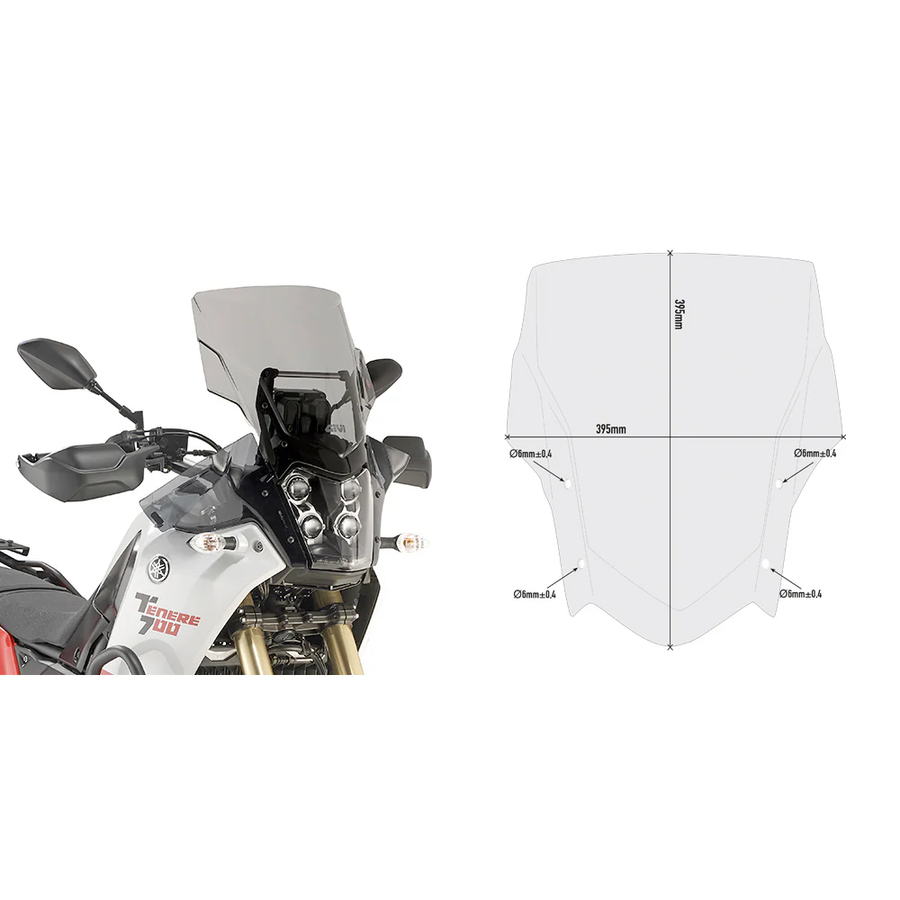 WINDSHIELD SPECIFIC SMOKE YAM | D2145S