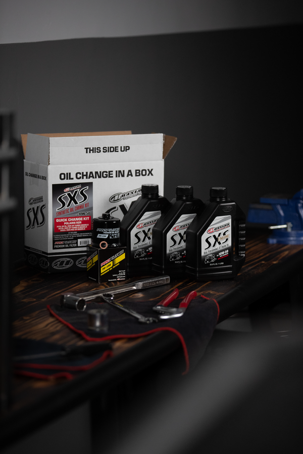SXS OIL QUICK CHANGE KIT 10W50 WITH BLACK OIL FILTER | 90-219013-TXP
