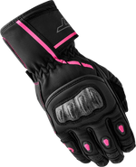 WOMENS S1 GLOVE BLACK/PINK LEATHER