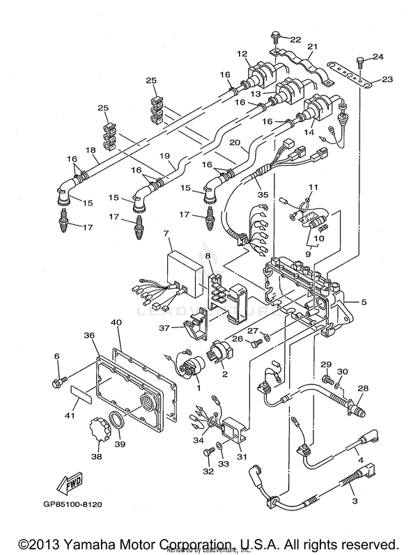PLUG CAP ASSY | 63M-82370-00-00