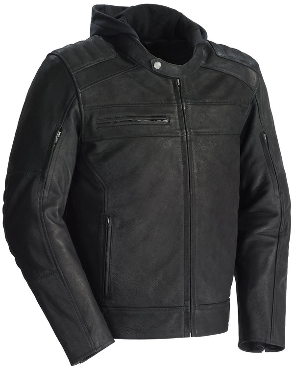 BLACKTOP LEATHER JKT BLK