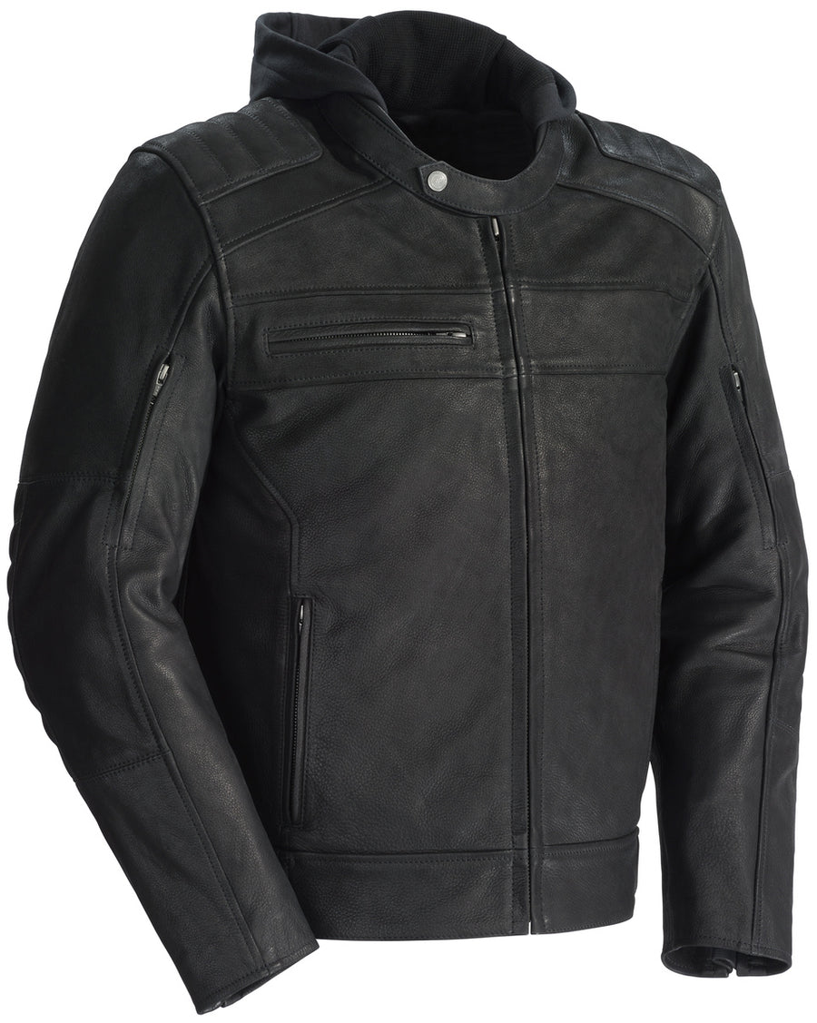 BLACKTOP LEATHER JKT BLK