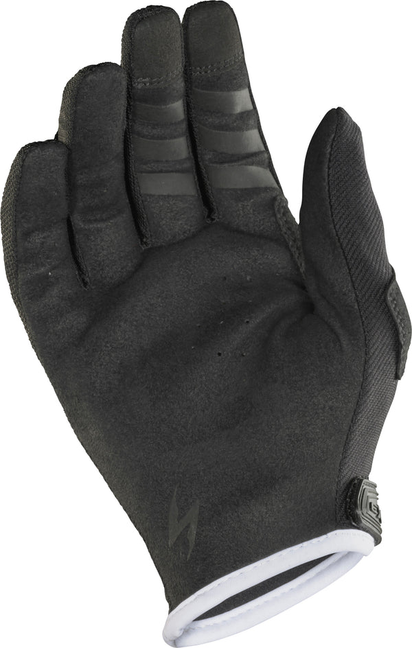 MOTO-FLEX GLOVES GOLDEN STATE BLACK/WHITE