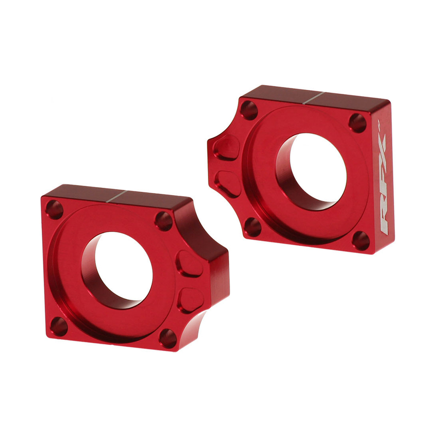 REAR AXLE BLOCKS RED GAS/KTM/HUSQ | FXAB 50600 99RD