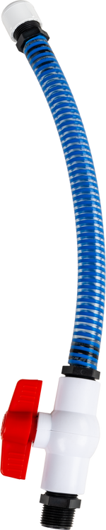 FLOW CONTROL VALVE W/SCREW CAP SPIRAL TECH HOSE