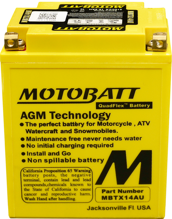 BATTERY MBTX14AU SEALED FACTORY ACTIVATED | MBTX14AU
