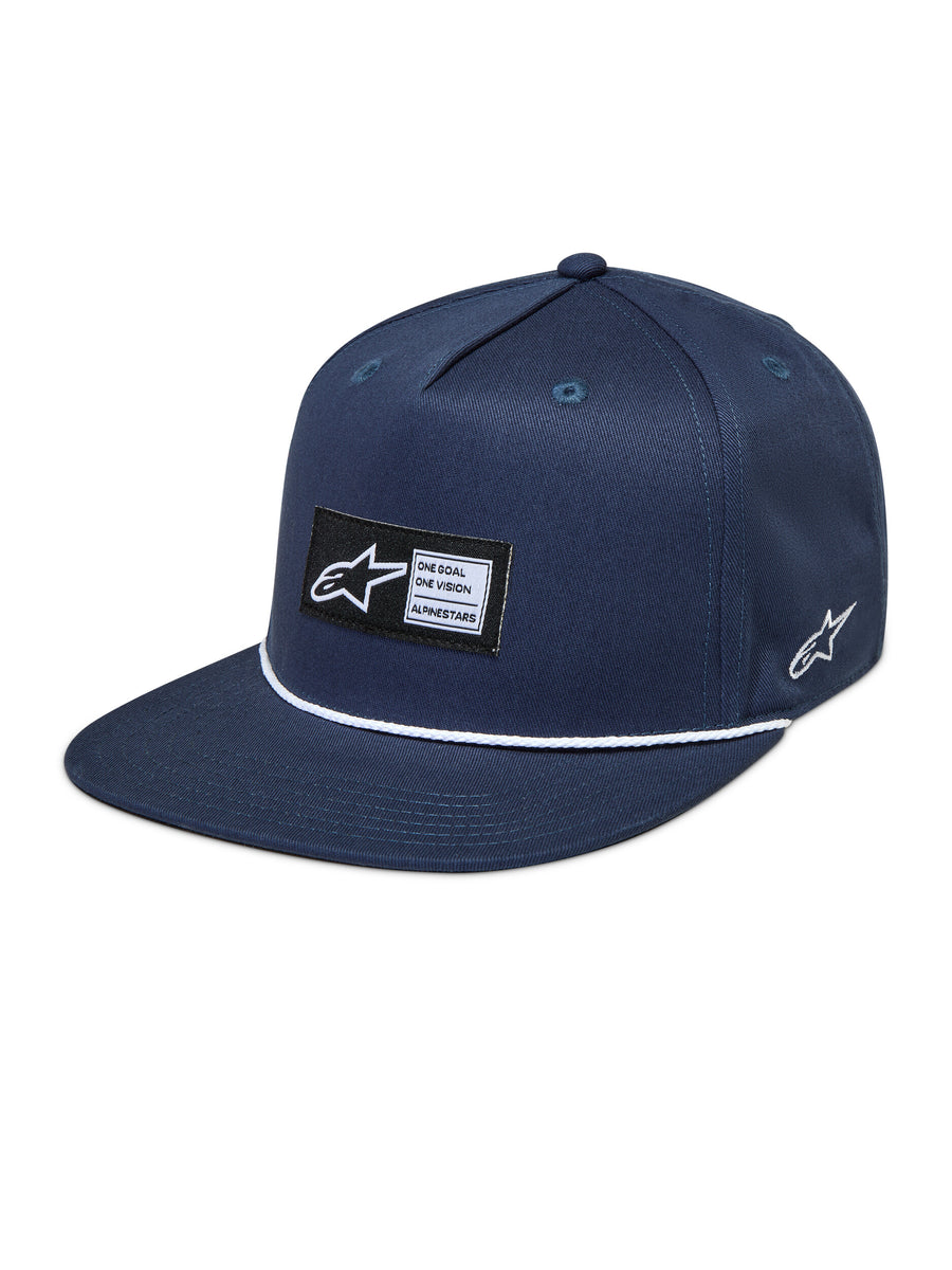 LABEL SNAPBACK HAT NAVY