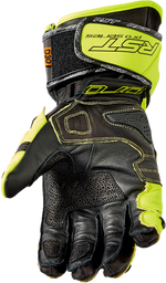 PRO SERIES GP D3O GLOVES BLACK/FLO YELLOW LEATHER