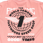 RENOWN SS TEE DUSTY PINK