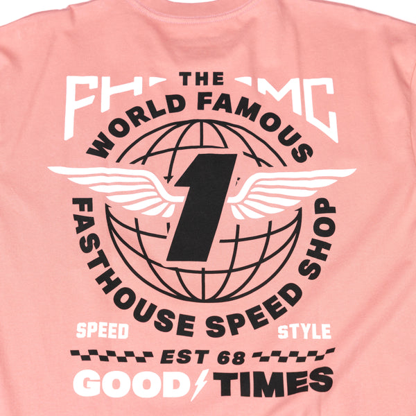 RENOWN SS TEE DUSTY PINK 3X