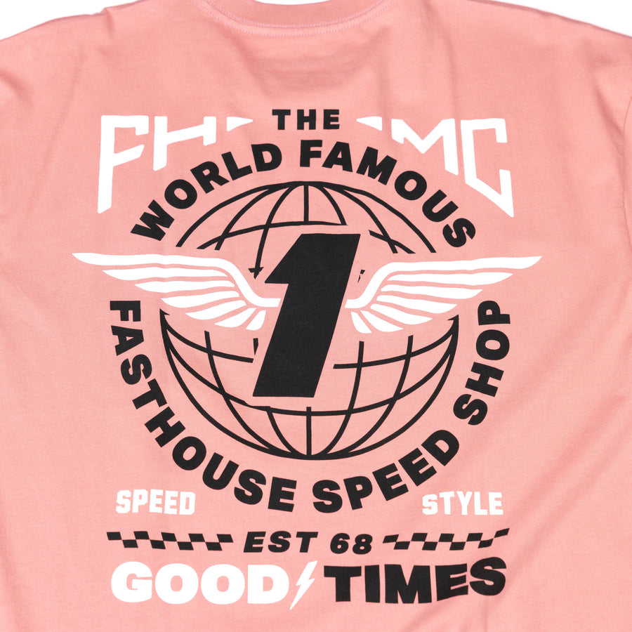 RENOWN SS TEE DUSTY PINK 3X