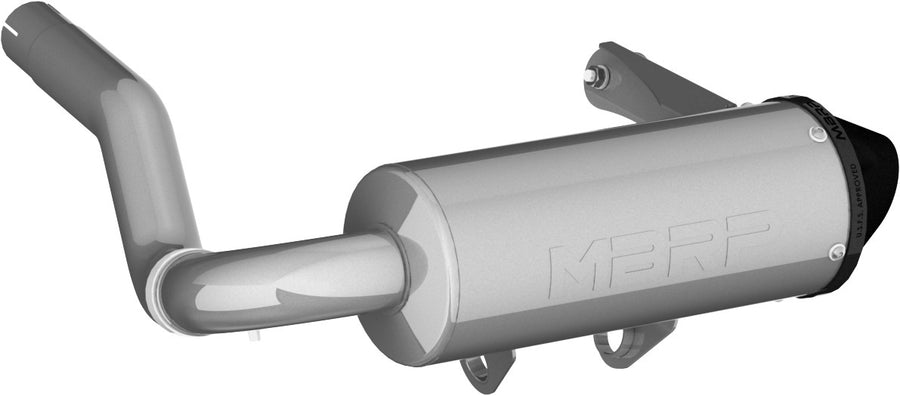 SINGLE SLIP-ON SYSTEM W/ 5" PERFORMANCE MUFFLER BLK TIP | AT-9210PT
