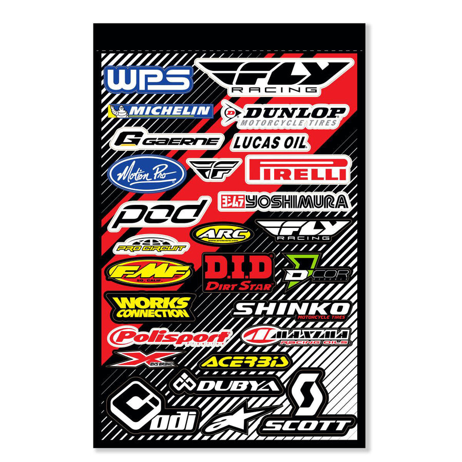DECAL SHEET WPS 4 MIL | 40-90-602