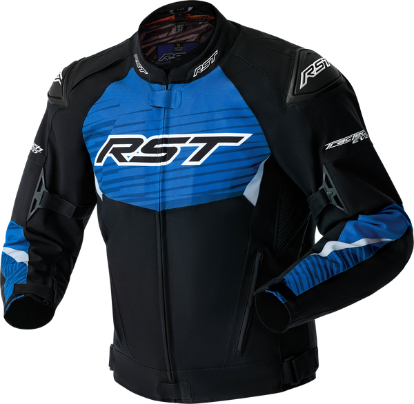 TRACTECH EVO D3O JACKET BLACK/BLUE TEXTILE