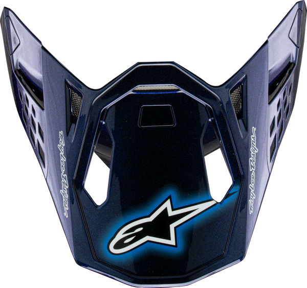 S-M10 TLD VISOR ED25 DARK BLUE GLOSSY | 8980225-7186-TU