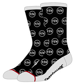 YTH ICON SOCK BLK WHT