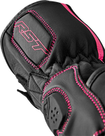 WOMENS S1 GLOVE BLACK/PINK LEATHER