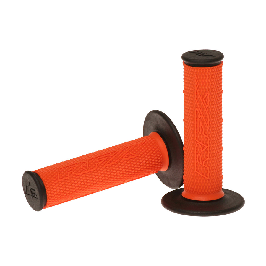 DUAL COMPOUND GRIPS ORANGE WITH BLACK ENDS | FXHG 20200 99OR
