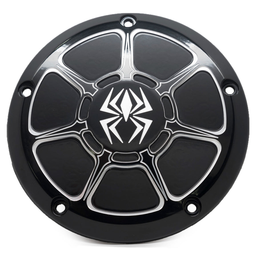 DERBY COVER BLACK GLOSS FLH/FLT 16-UP W/LOW PROFILE | RMS-0515005